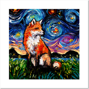 Fox Wall Art - Vulpine Night by sagittariusgallery